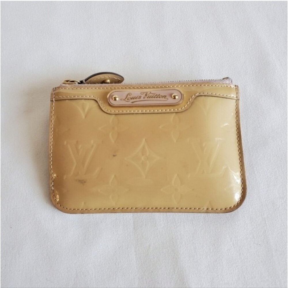 Louis Vuitton Vernis Leather Key Cles wallet cardholders